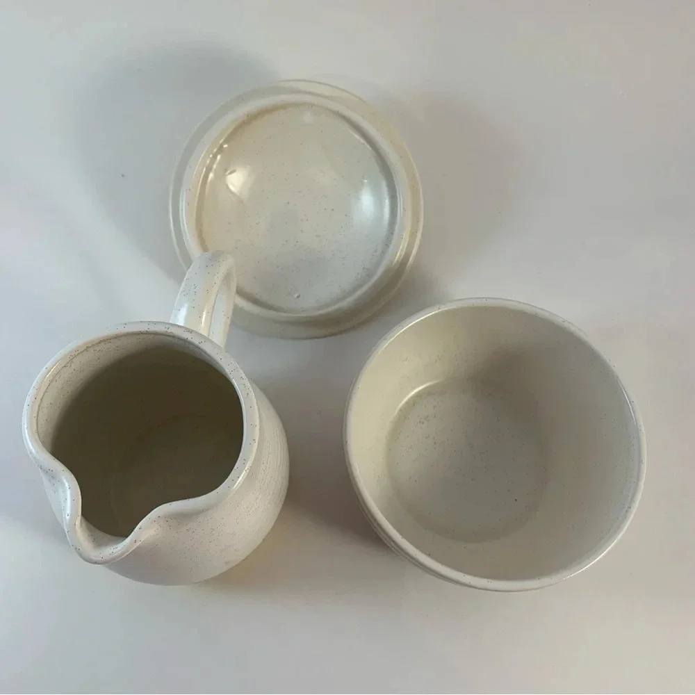 Vintage 1960s Franciscan Earthenware Hacienda Gold Sugar Creamer Set